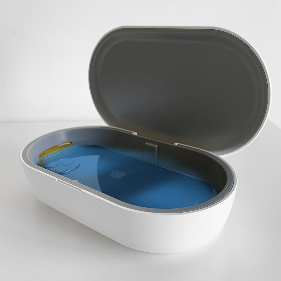 UV Accessories Cleanser Box with Wireless Charging