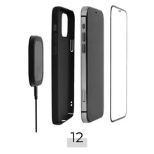 Load image into Gallery viewer, iPhone 12 Case, Screen Protector &amp; Charger Bundle
