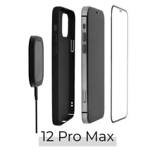 Load image into Gallery viewer, iPhone 12 Pro Max Case, Screen Protector &amp; Charger Bundle
